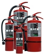 fire extinguishers